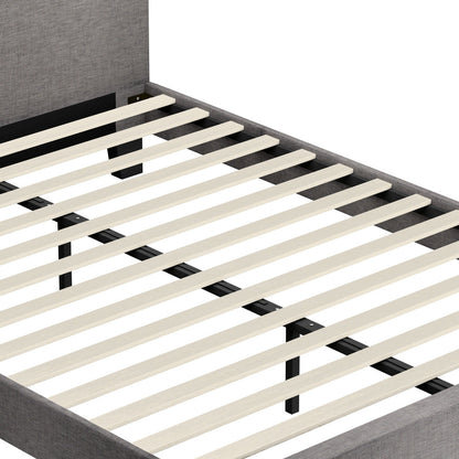 Demetrius Upholstered Bed Frame - Double