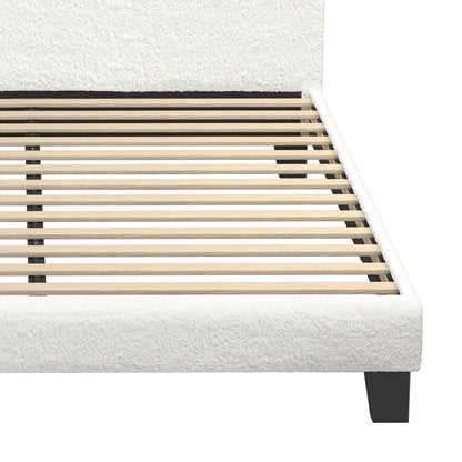 Demetrius Boucle Bed Frame - Queen