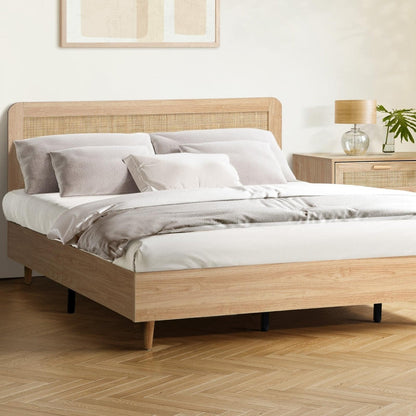 Dahlia Rubberwood Bed - King