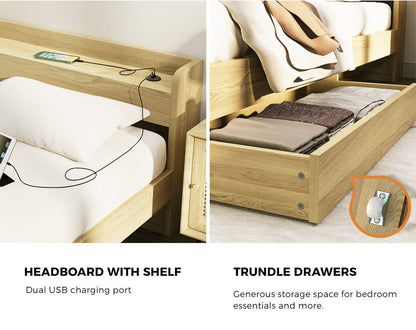 Cassandra Bed Frame - Double