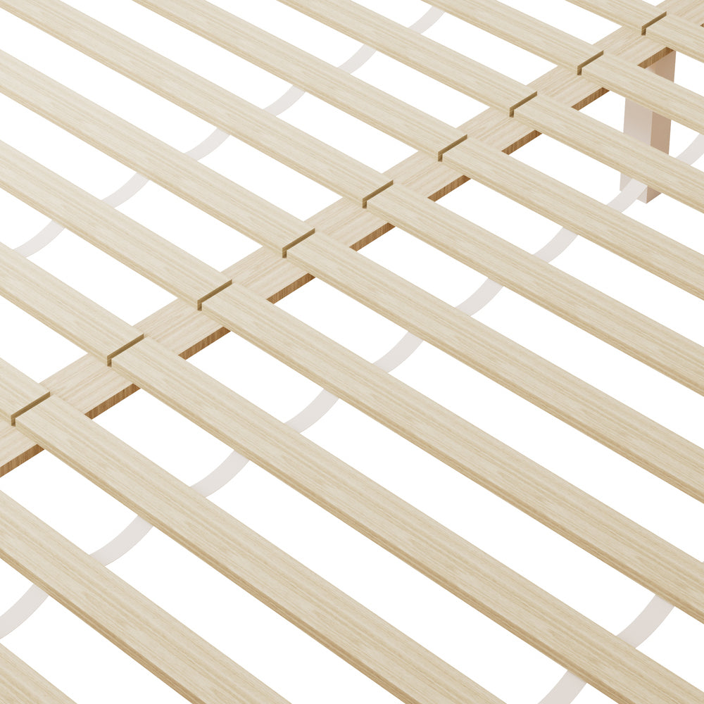 Nala Bed Frame with Trundle Drawers White