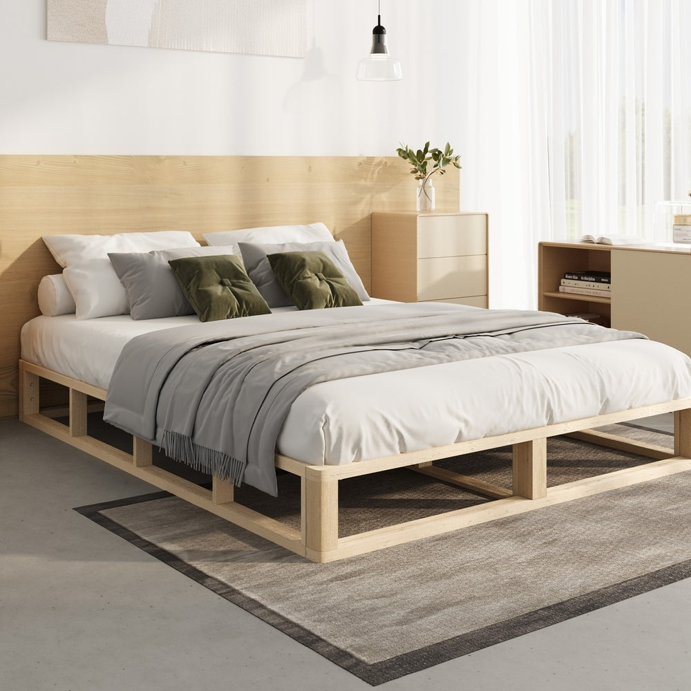 Apato Pinewood Bed Base - Double