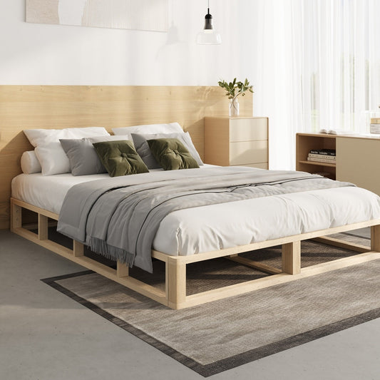 Apato Pinewood Bed Base - Double