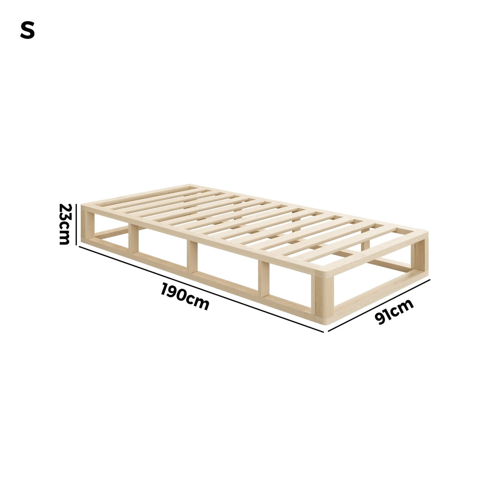 Apato Pinewood Bed Base - King Single