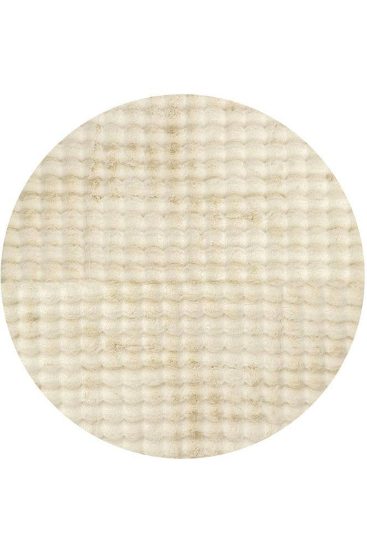 Bubble Washable Rug Natural 150 x 150 CM