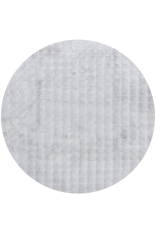 Bubble Washable Rug Silver 200 x 200 CM