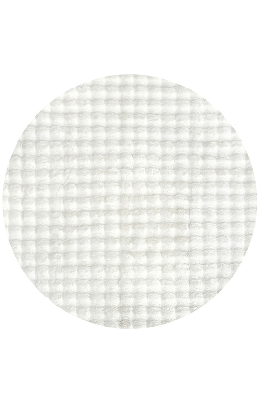 Bubble Washable Rug White 200 x 200 CM