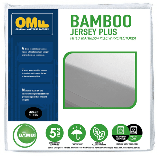 Bamboo Jersey Plus King Mattress Protector