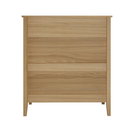 Hilda 5 Drawer Wide Tallboy Natural