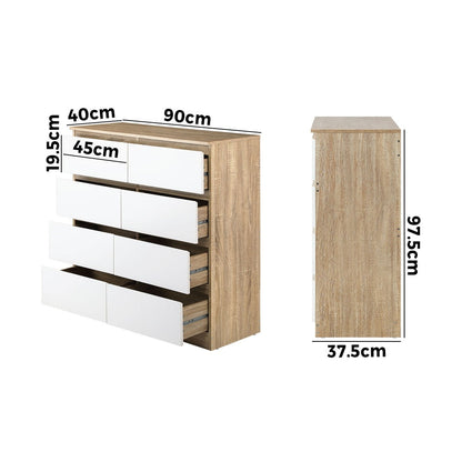 Robin 8 Drawer Tallboy