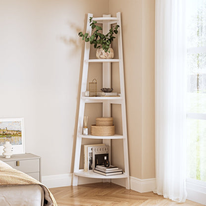 Alix 5 Tier Corner Ladder Shelf