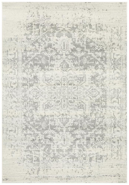 Evoke Dream White Silver Rug 400 x 300 CM