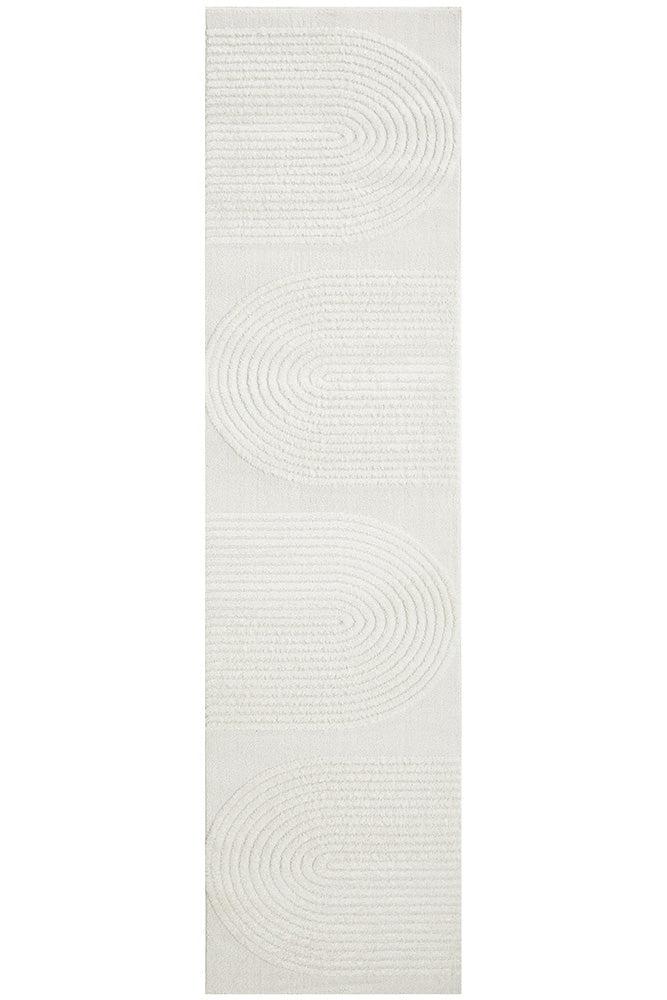 Lotus Abbey White Runner 300 x 80 cm
