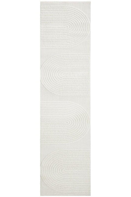 Lotus Abbey White Runner 300 x 80 cm