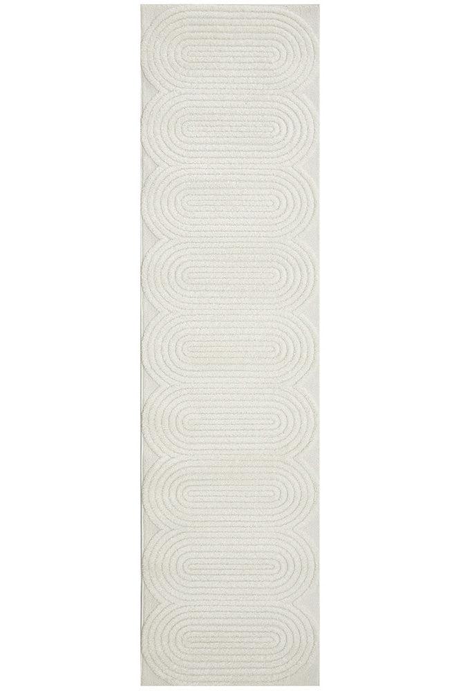 Lotus Carl White Runner 400 x 80 cm