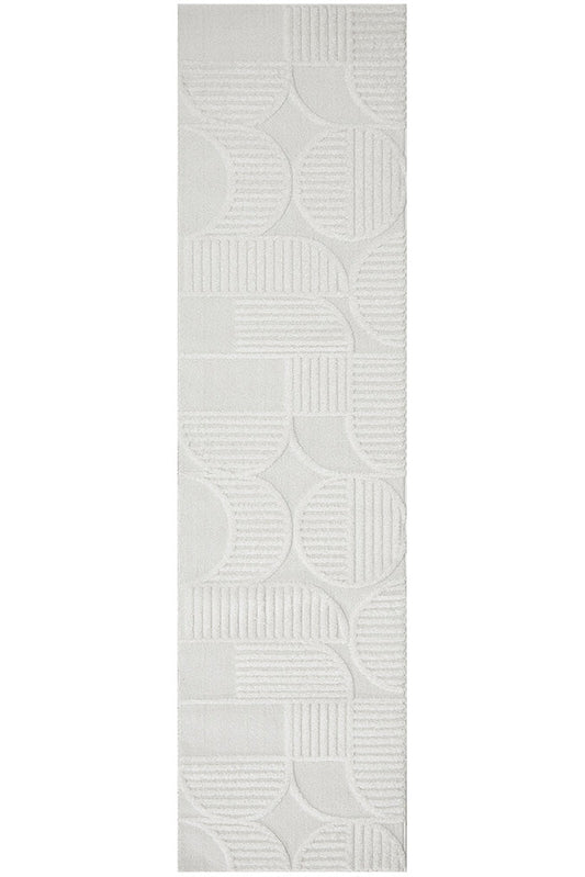 Lotus Leo White Runner 300 x 80 cm