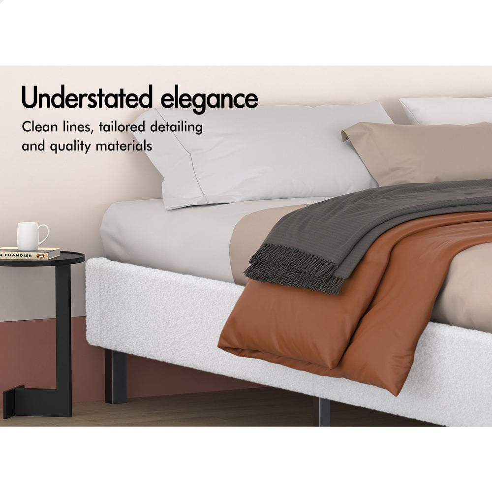Maryam Boucle Bed Base
