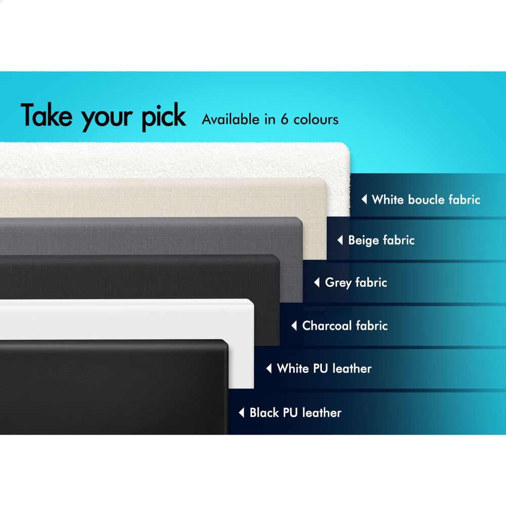 Maryam Upholstered Bed Base Charcoal