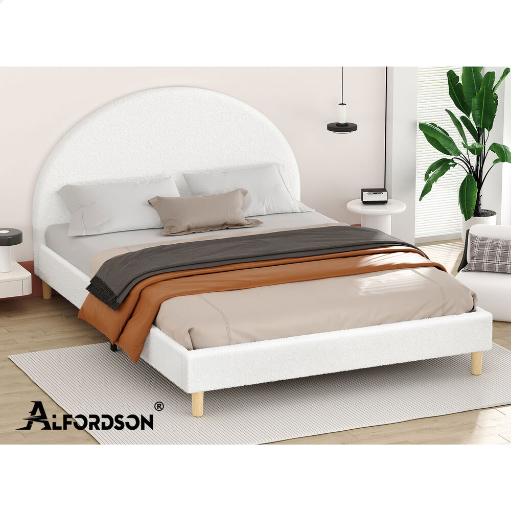 Kenyatta Boucle Bed Frame