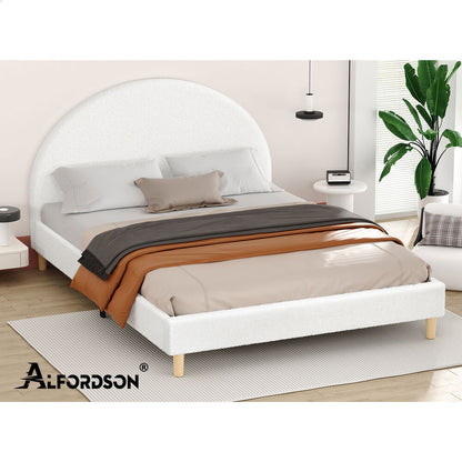 Kenyatta Boucle Bed Frame