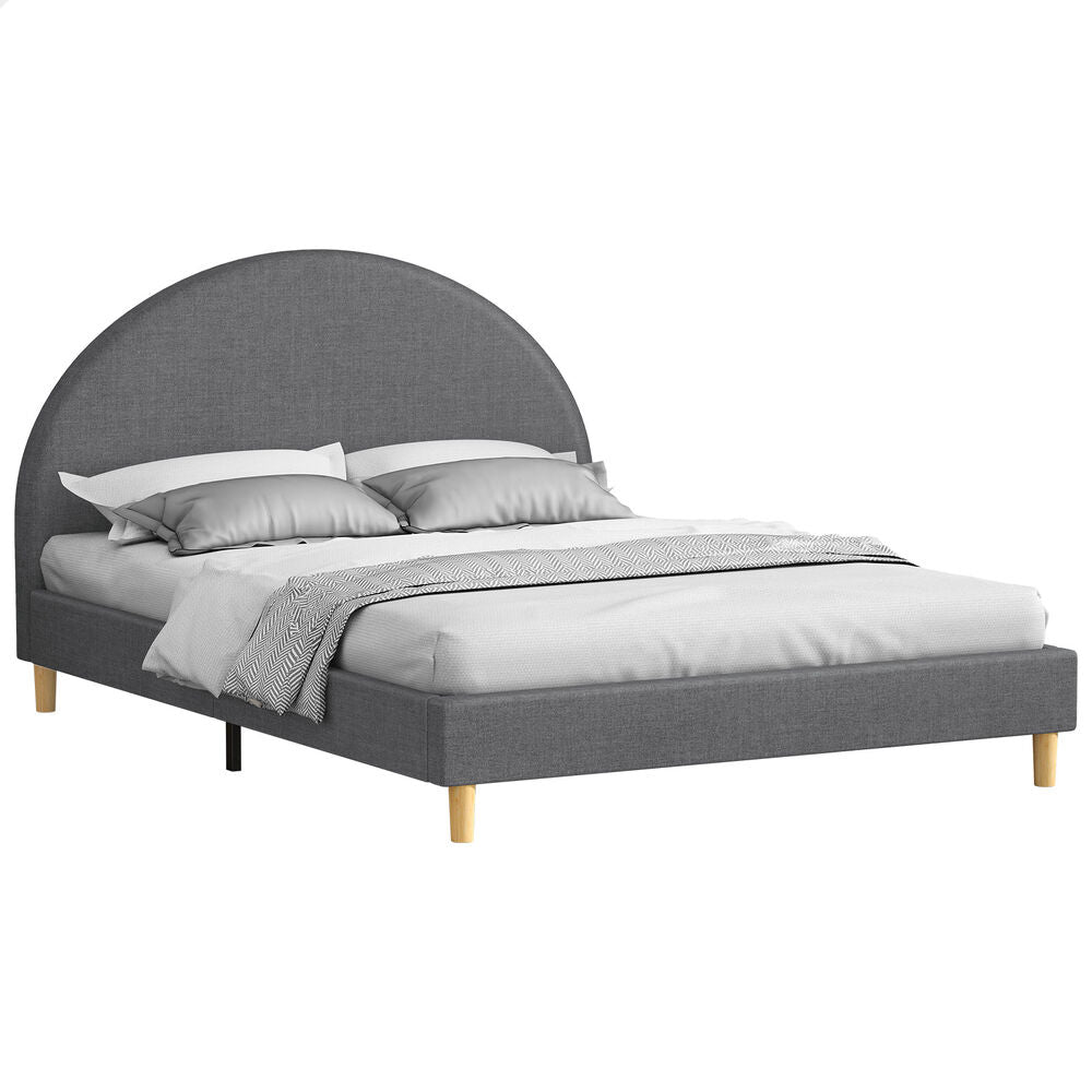 Kenyatta Upholstered Bed Frame Grey