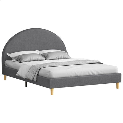 Kenyatta Upholstered Bed Frame Grey
