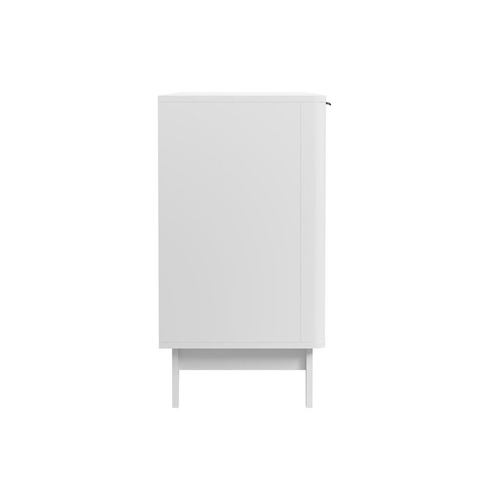 Vista 4 Door Sideboard White