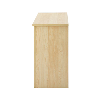 Kids' Mika Bookshelf & Toy Storage White Natural