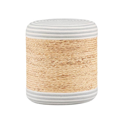 Aurora Ottoman Pouf Footrest Stool Woven