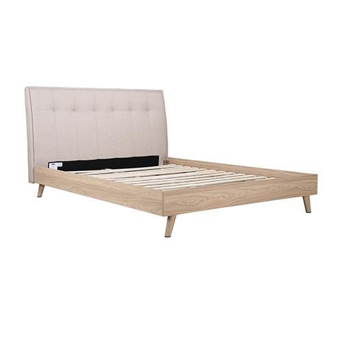 Oslo Upholstered Oak Bed Frame