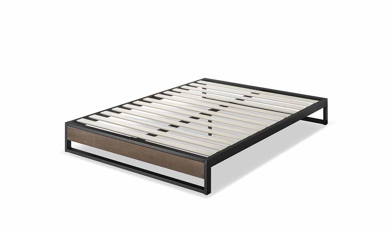 Lily Platform Bed Base 25cm Grey
