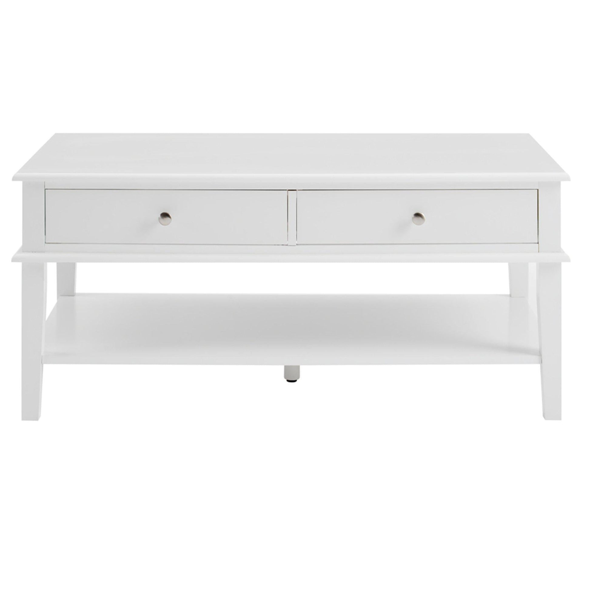Chloe 2 Drawer 1 Shelf Coffee Table