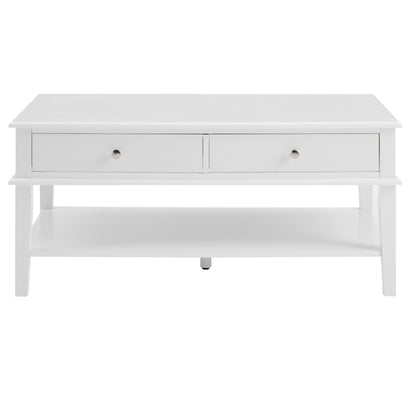 Chloe 2 Drawer 1 Shelf Coffee Table