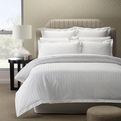 Royal Comfort 1200 Thread Count Damask Stripe Cotton Blend Quilt Cover Set