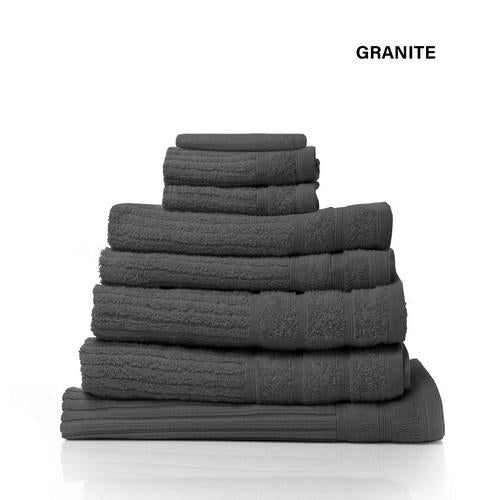 Royal Comfort Eden Egyptian Cotton 600 GSM 8 Piece Towel Pack