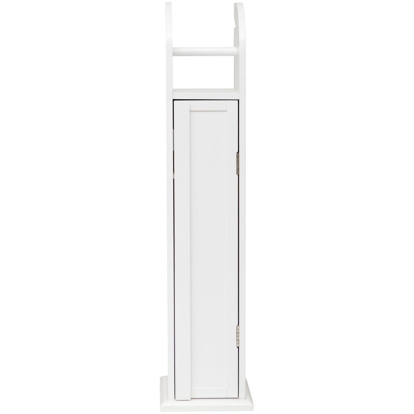 Classic Toilet Roll Holder and Storage Cabinet - white