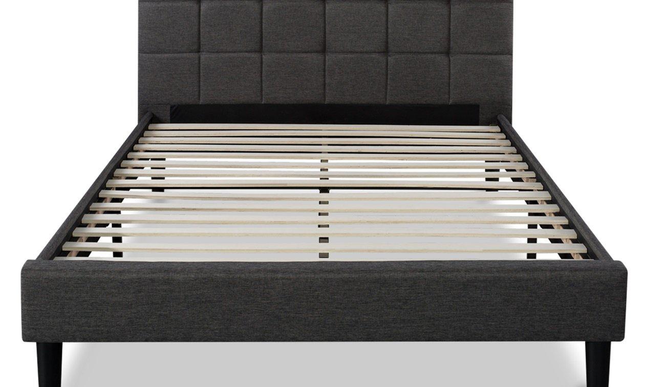 Upholstered Square Stitched Bed Frame