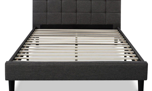 Upholstered Square Stitched Bed Frame