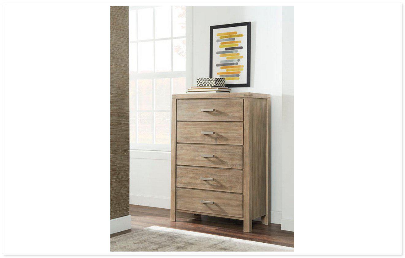 Ambrosh 5 Drawer Chest