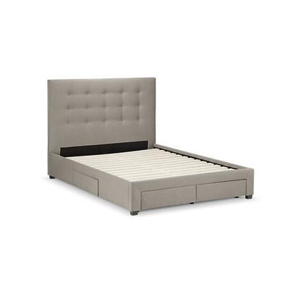 Buttons Upholstered Storage Bedframe