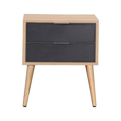 Oslo Oak 2 Drawer Bedside