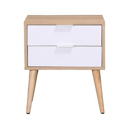 Oslo Oak 2 Drawer Bedside
