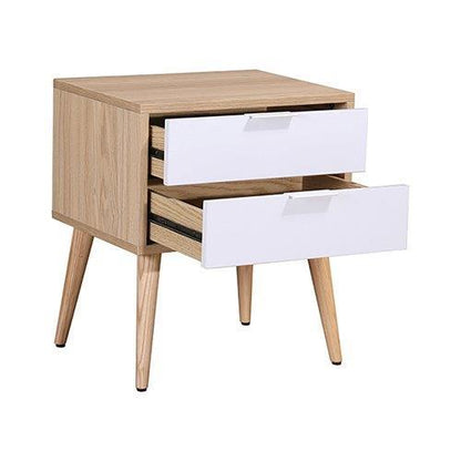 Oslo Oak 2 Drawer Bedside