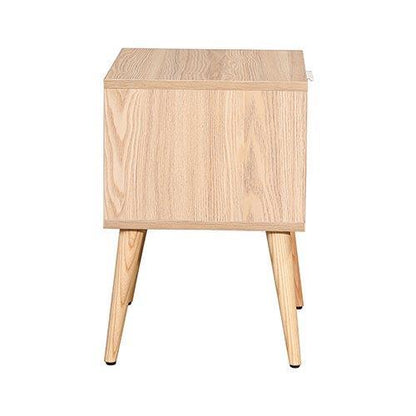 Oslo Oak 2 Drawer Bedside