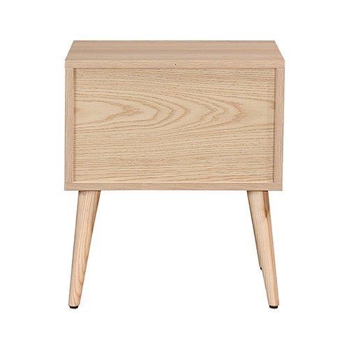 Oslo Oak 2 Drawer Bedside