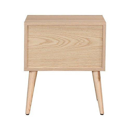 Oslo Oak 2 Drawer Bedside