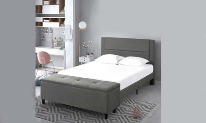 Wanda Upholstered Platform with foot bed storage
