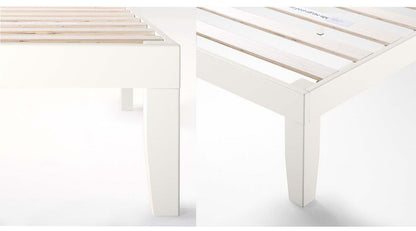 Moiz 14" Wood Platform Bed Base