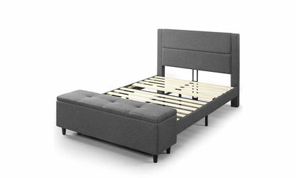 Wanda Upholstered Platform with foot bed storage