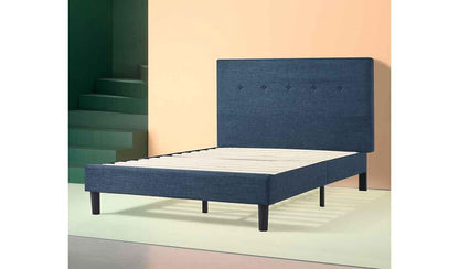 Upholstered Bed Frame Navy